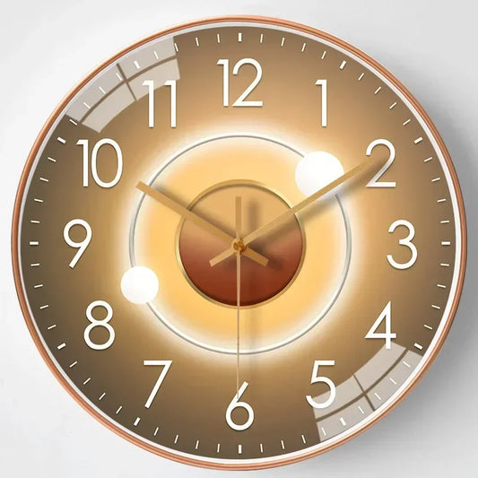 Norvo | SilentTime – Digital Veggklokke i Klassisk Stil