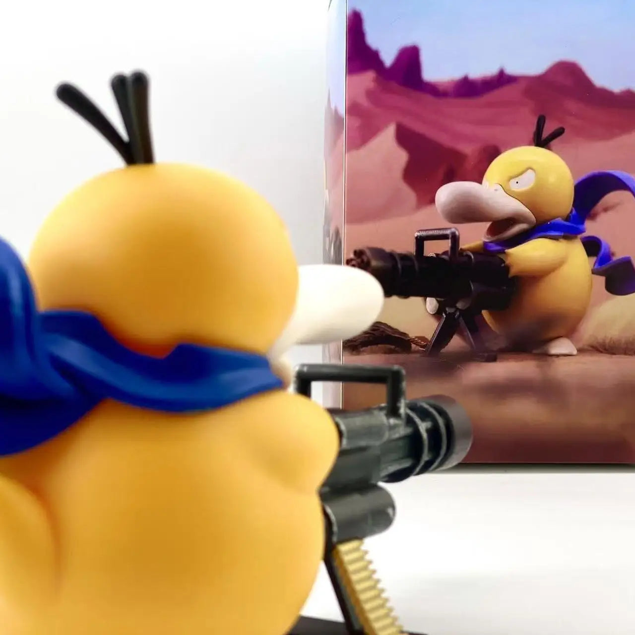 Norvo | Psyduck Gatling Gun Figurleketøy