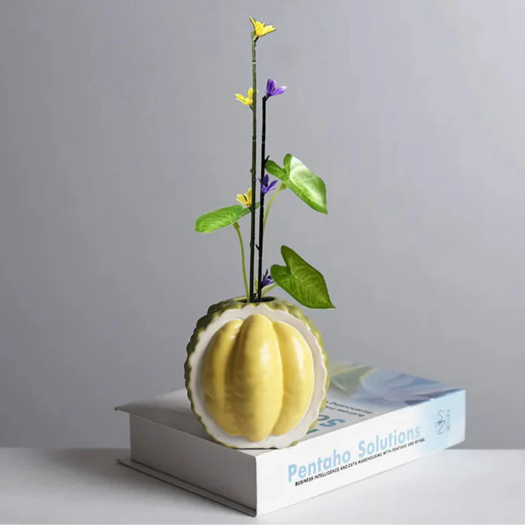 Durian-formet keramik vase | Norvo