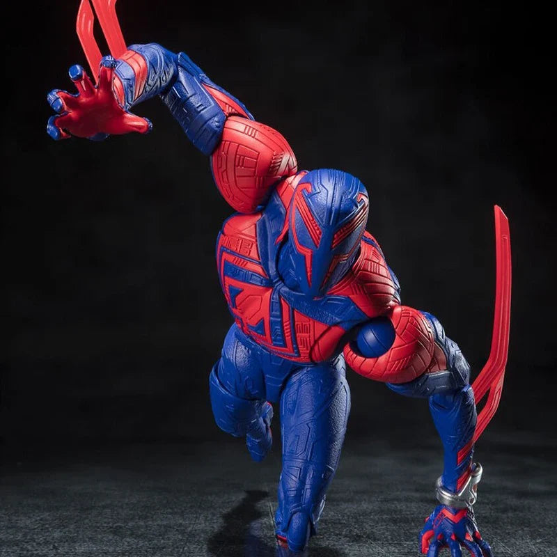 Spider-Man 2099 PVC Action Figure - Samleobjekt Miles Morales Dukke for Fans, Perfekt Gave for Barn og Samlere