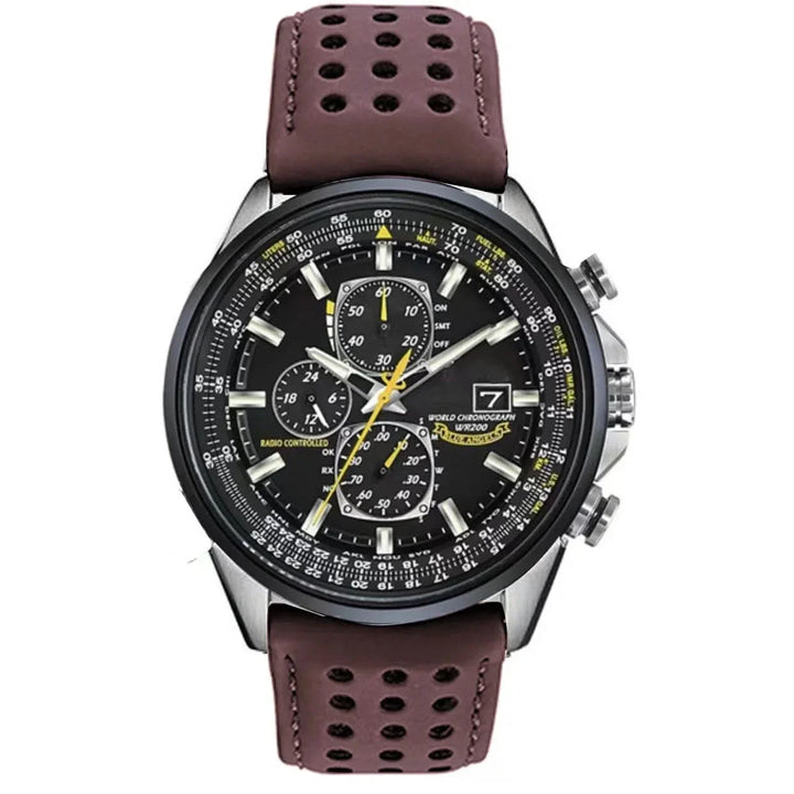 Norvo | Herre's Rustfritt Stål Chronograph Klokke med Kalender