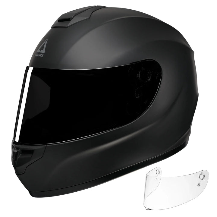 Norvo | Moderne Full Face Hjelm med Klar Visir