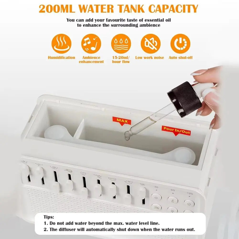 Norvo | Bluetooth Lydterapi Luftfukter