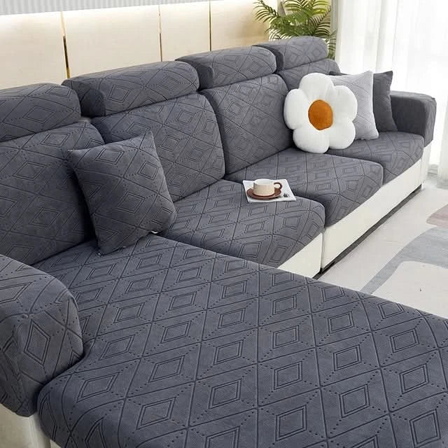 Norvo | SlipBliss - Elegant Jacquard Non-Slip Sofa Trekk