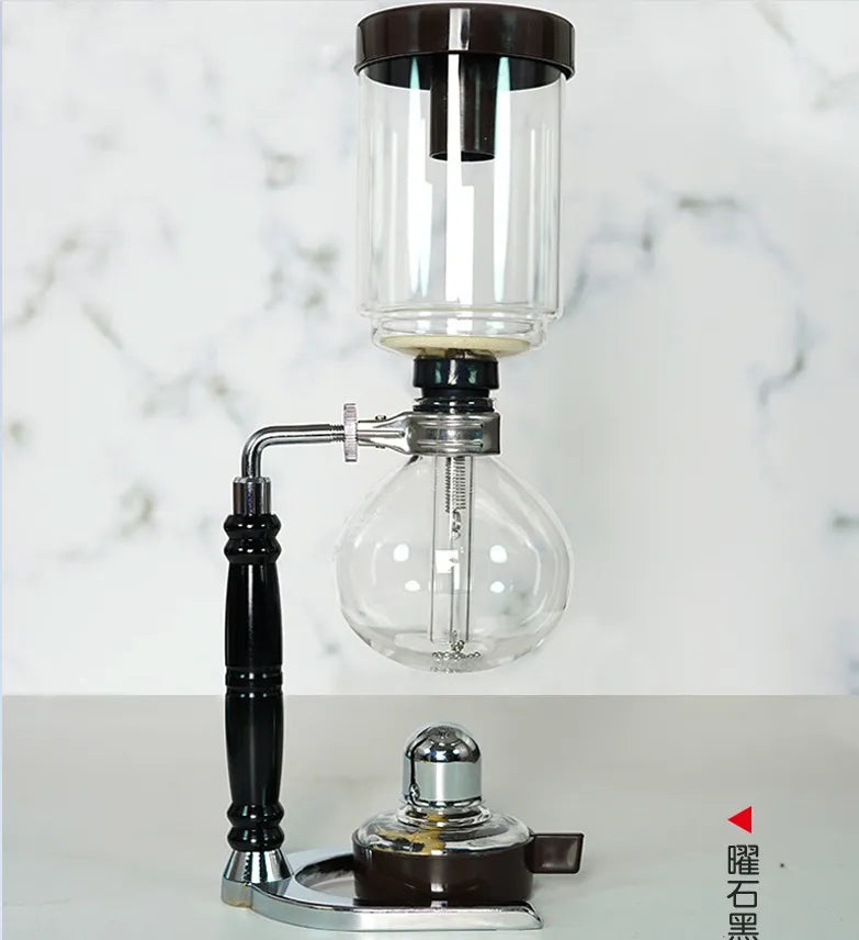 Norvo | Siphon-kaffekoker-set - 3/5 kopper Høyverdig kaffekanne, Barista-kvalitet bryggekanne, Essensielle kaffeaccessoires for kaffielskere