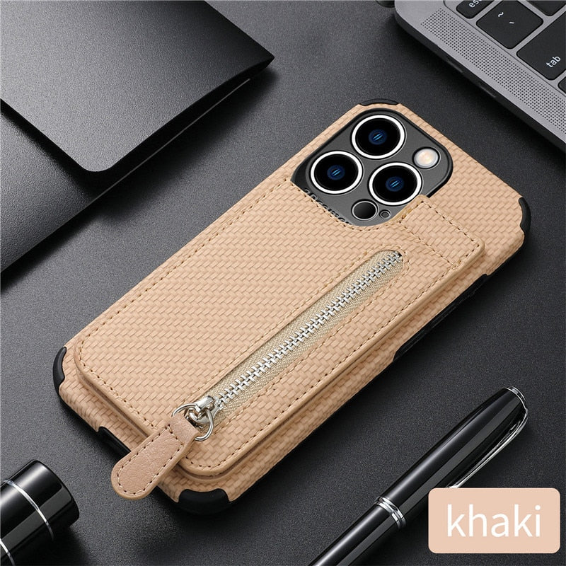 Norvo | Zip Zip Elegance Lommebok iPhone Etui