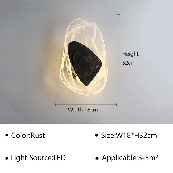 GlowElegance – LED Vegglampe for Soverom & Stue Norvo