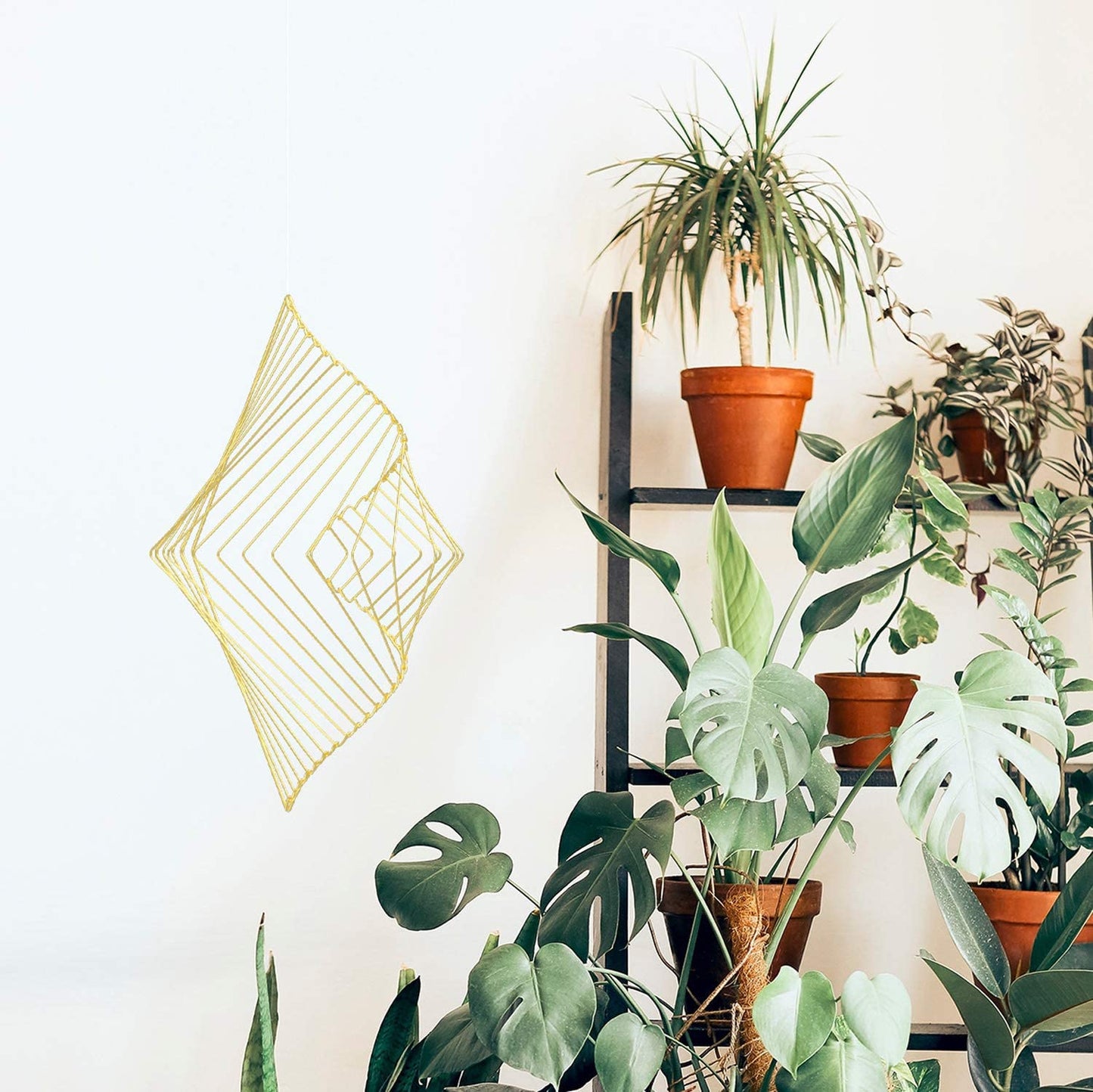 Norvo | Dream Atellani Square Wave Spin for å avlaste magiske vindklokker for oppheng utendørs som solfangere for hagedekorasjon