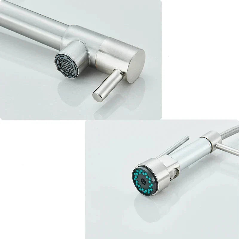 Norvo | NickelPivot - 360° roterende kjøkkenkran