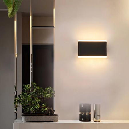 Norvo | Allsidig LED Vegglampe for Innendørs og Utendørs Bruk