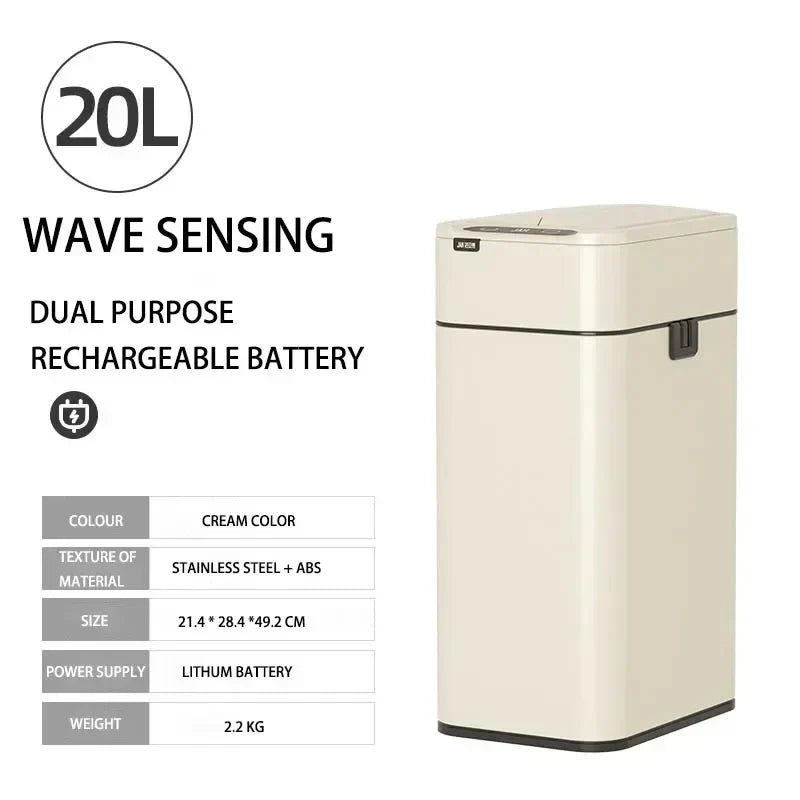 Norvo | Smart Kjøkkenbatteri Automatisk Sensorsøppelkurv