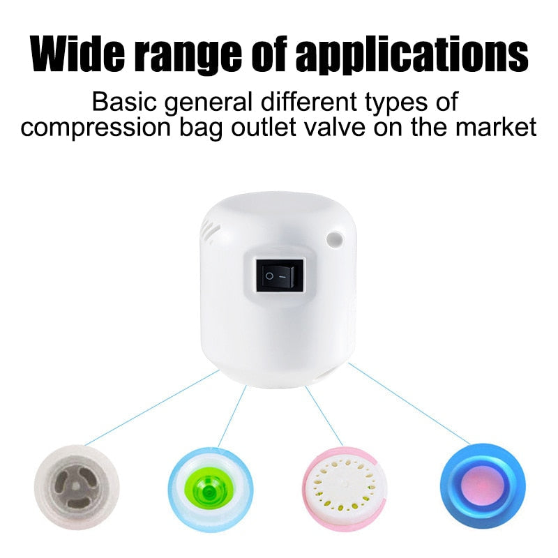 Norvo | Plassbesparende oppbevaringspose automatisk vakuumpumpe