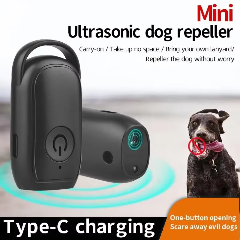 Norvo | Ultralydd Mini Hund Repeller og Anti-Barking Treningsenhet med LED Lys