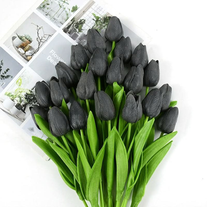 Norvo | Kunstig Tulipanbukett med Realistiske Livaktige Blomster