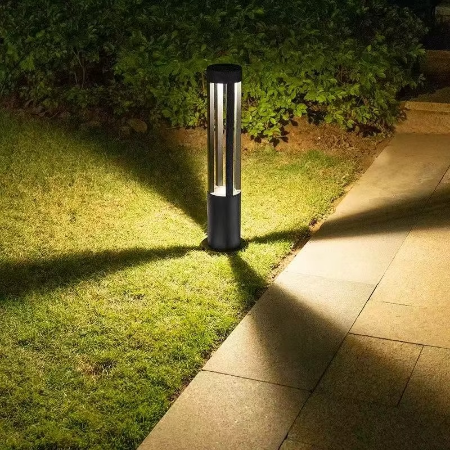 Norvo | Utendørs LED-pollerlys - Elegant svart hagebane- og plenbelysning