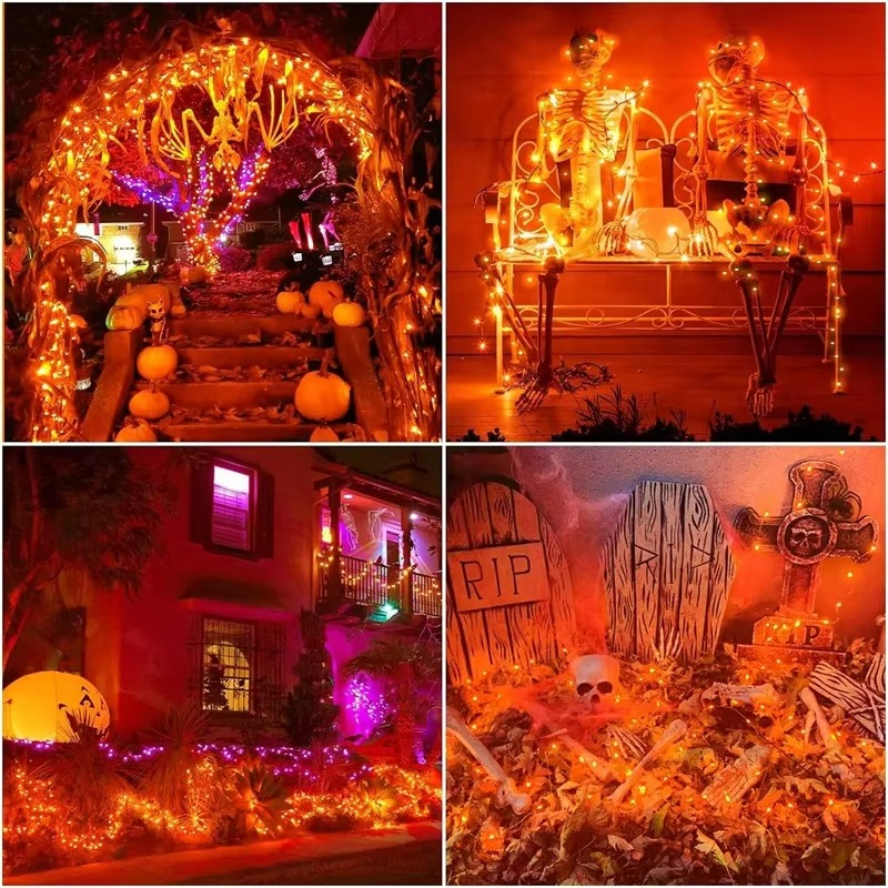 Norvo | Fortryllet Solar LED Hagebelysning – Kobbertråd