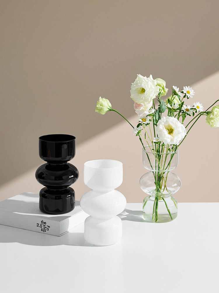 Norvo | Glass Dyre Vase - Flerfarget