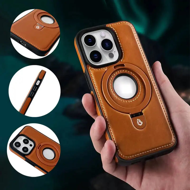 Norvo | Magnetisk iPhone-deksel med usynlig ringholder