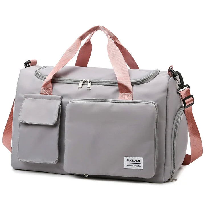 Norvo | Viontera Reisekoffert Damer | 35L Helgveske med Skorom | Vanntett & Flygodbefalt | Sport & Trening Bag