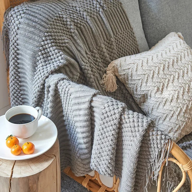 Norvo | Nordic Style Dick Strikket Teppe