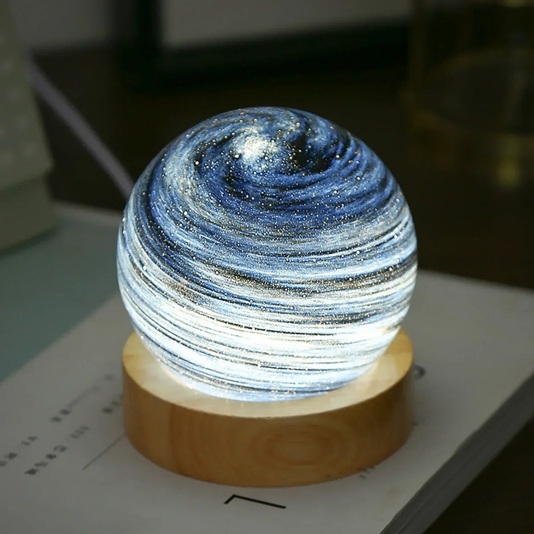 Norvo | CosmicGlow - Mini nattlamper 3D - soldekorasjon LED - galakse stemning