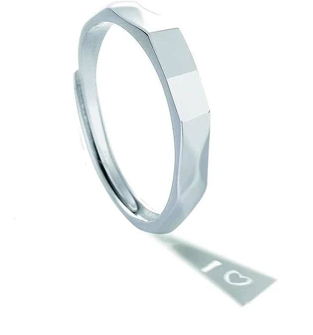 Norvo | Justerbare Lett Skulpturerte Par Ringer