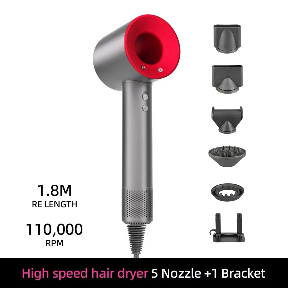 Norvo | Ion Hårføner | 200 Million Negative Ions | Intelligent Temperaturkontroll | 110,000 RPM