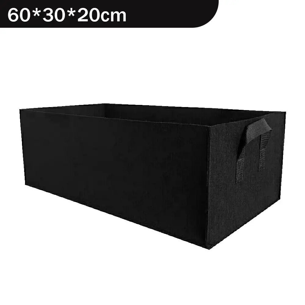 Norvo | Florabrix Plantepose | Rektangulær plantepose laget av ikke-vevet stoff | Med håndtak og drenering | For grønnsaker, blomster og urter