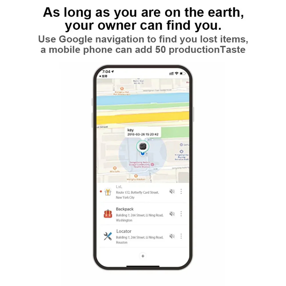 Norvo | Lost & Found Tag Vanntett Mini GPS Tracker