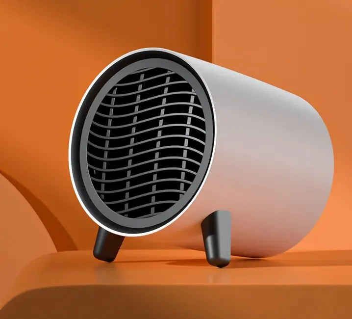 Norvo | Mini Skrivebordsvarmer | 600W | Rask oppvarming & Energibesparing | Bærbar & Stillegående | EU-plugg