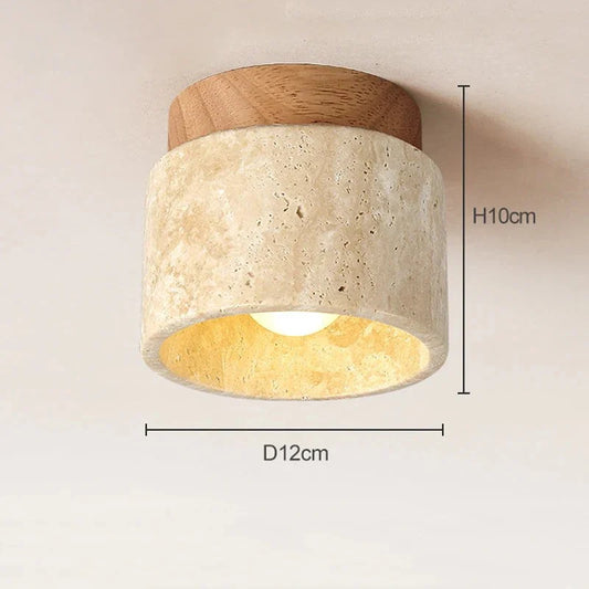 Norvo | Wabi Sabi Gult Marmor Taklampe