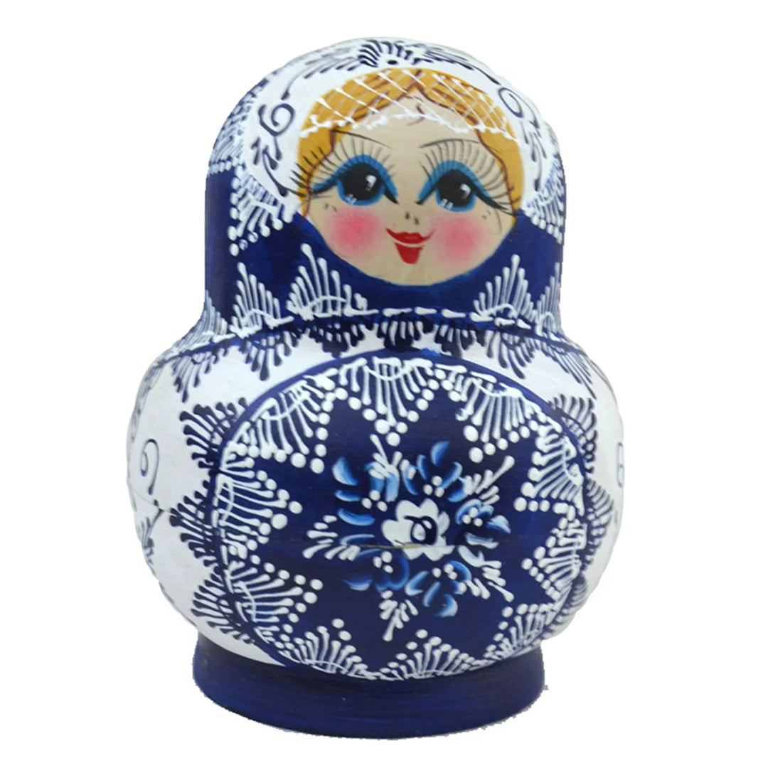 Norvo | 10 stykker/sett med tre russiske matryoshka dukker