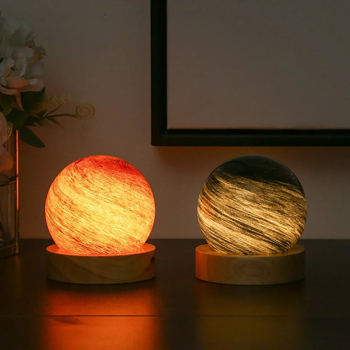 Norvo | CosmicGlow - Mini nattlamper 3D - soldekorasjon LED - galakse stemning