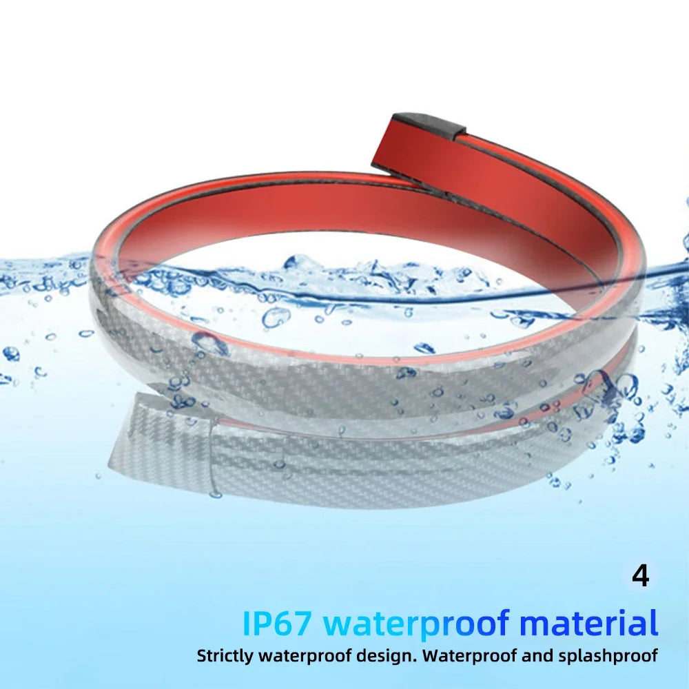 Norvo | Karbonfiber Bil LED Spoiler Lyslist