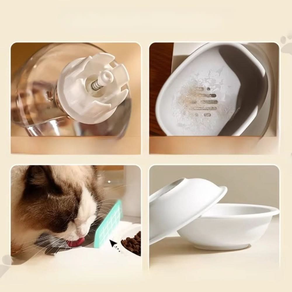 Norvo | Automatisk Mat- og Vann Dispenser for Kjæledyr