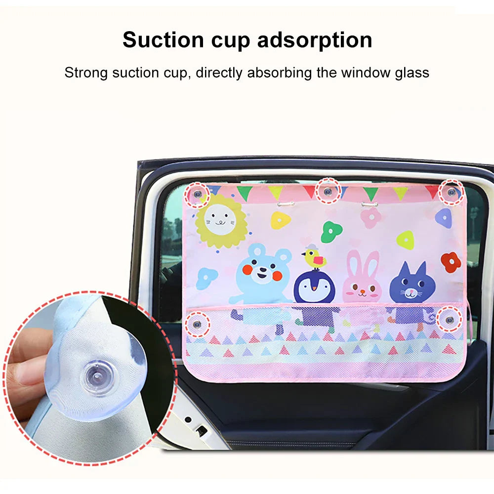 Norvo | Bil solskjerm Biltrekk for barn