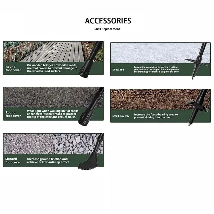 Norvo | Sammenleggbare turskistaver for fotturer og utendørs eventyr