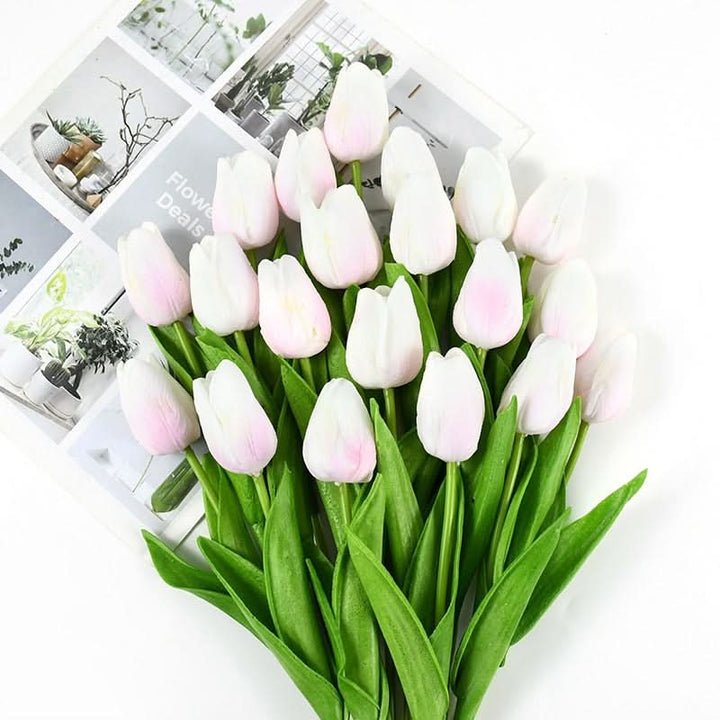 Norvo | Kunstig Tulipanbukett med Realistiske Livaktige Blomster