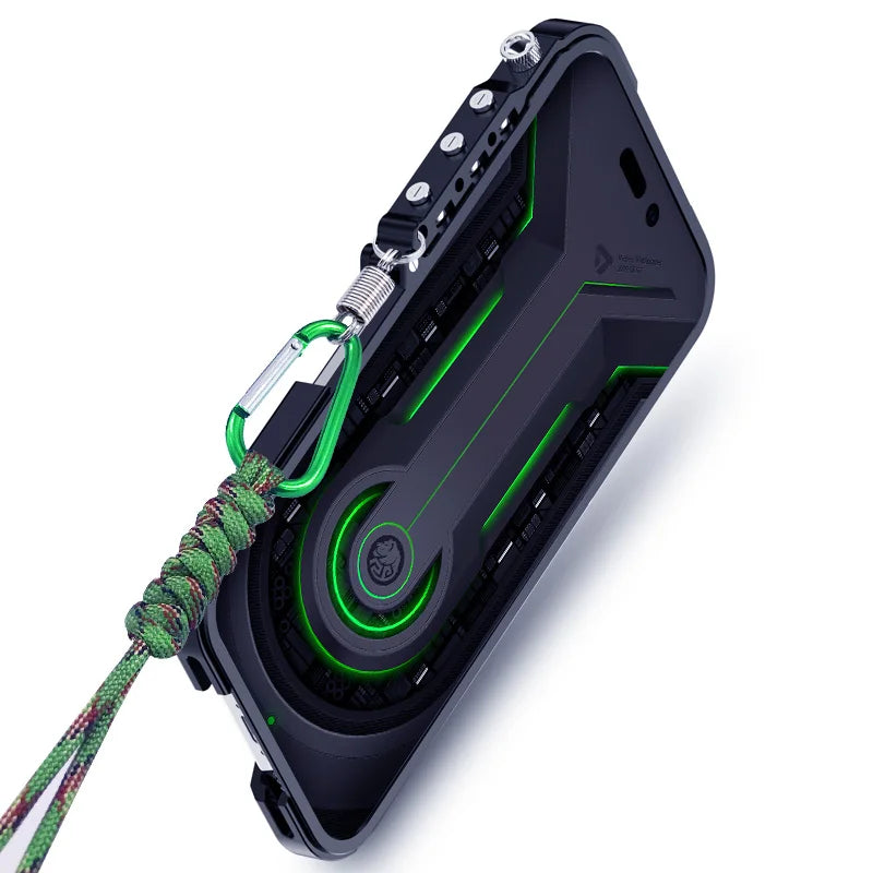 Norvo | Taktisk grep sjokksikker legeringsramme iPhone-deksel