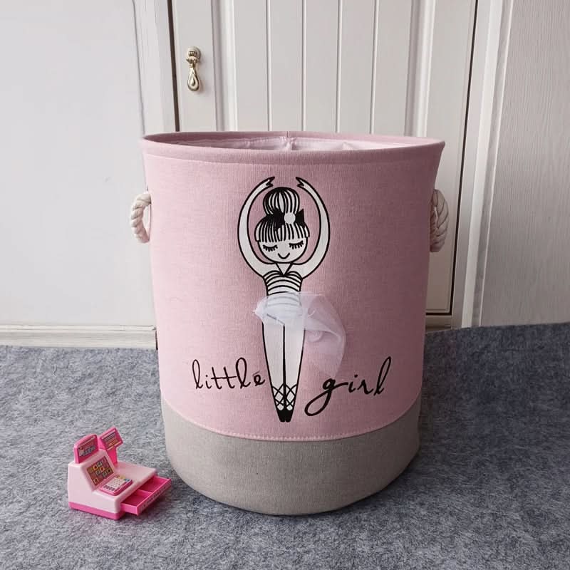 Norvo | FOLDABLE TOY STORAGE BASKET – Faltbar oppbevaringskurv laget av lerret for babyleker, klær og bøker