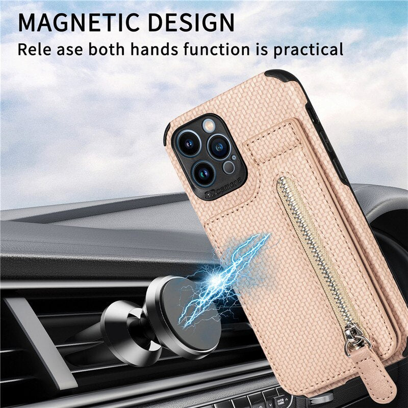 Norvo | Zip Zip Elegance Lommebok iPhone Etui