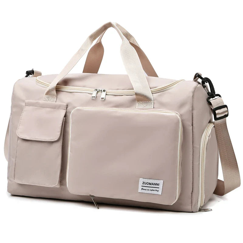 Norvo | Viontera Reisekoffert Damer | 35L Helgveske med Skorom | Vanntett & Flygodbefalt | Sport & Trening Bag