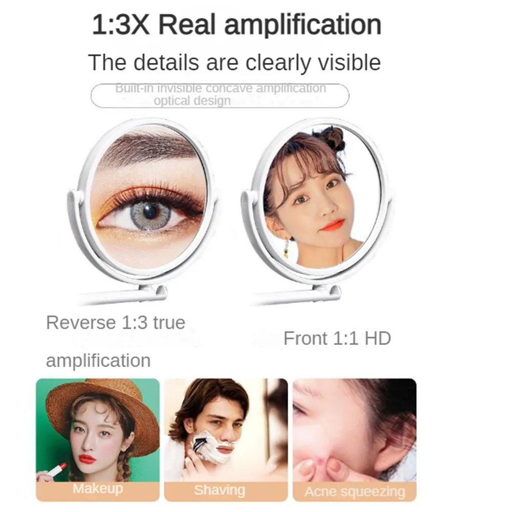 Norvo | All-Angle Elegance 3X Forstørrelse Veggspeil