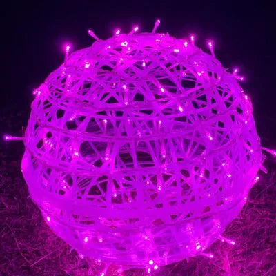 LED Rattan Ball String Lights – Dekorativ utendørs belysning for hager og fester | Norvo