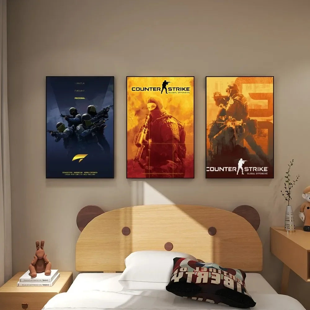 Norvo Counter-Strike 2 Plakat Veggkunst Hjemmedekorasjon Romdekorasjon Digital Maleri Stue Restaur