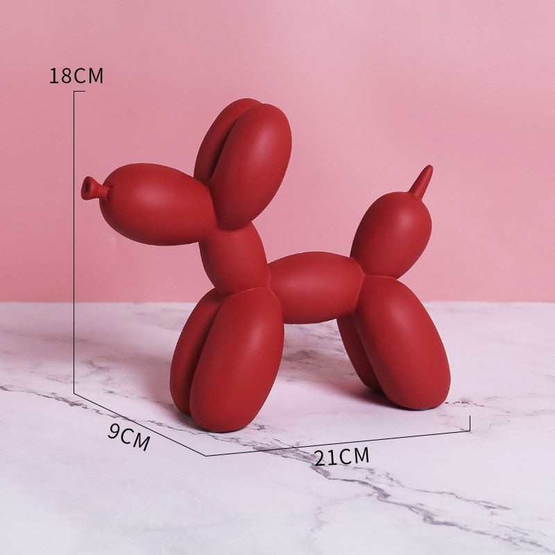 Norvo | Luksuriøs hjemmedekor, ballonghund dekorasjon, kontorbordtilbehør, dyre dekor, moderne populær kunst, nordiske statuer