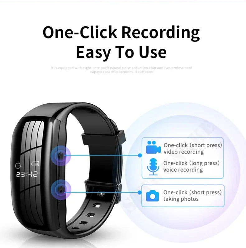 Norvo | Silent Sight Mini Trådløs HD Kamera Klokke