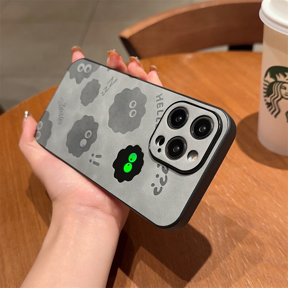 Norvo | Søt Monster Støtsikker Skinn iPhone Deksel