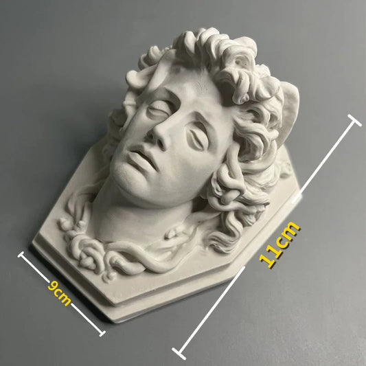 Norvo | Nordisk INS Stil Karakter Gips Statue DIY Malt Skisse Fotografi Rekvisitter Bord Dekorasjoner Hjem Kunst Gips Dekorasjon