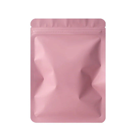 Norvo | 100PCS Dobbeltsidige Frosted Mylar Poser - Flat Bunn, Vanntett, Varmeforseglede Aluminiumsfolie Glidelåsposer